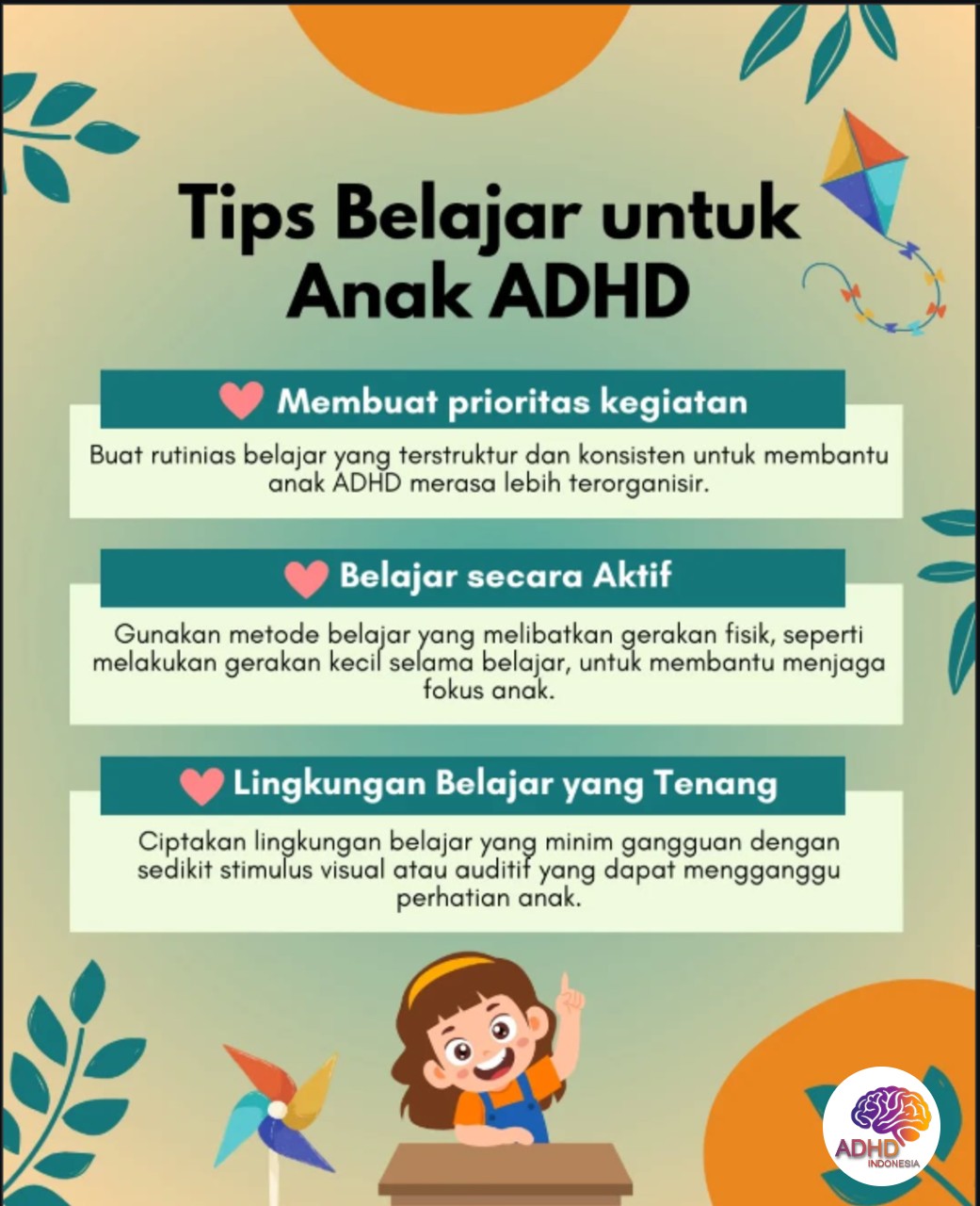 Strategi Belajar yang Cocok untuk Anak ADHD di Kota Ambon